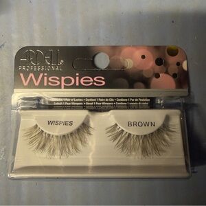 Lot of 3 Ardell Professional Wispies Brown Lashes